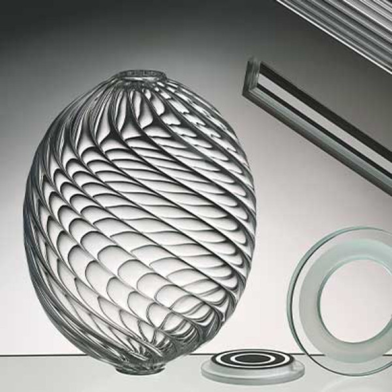 Articoli in vetro soffiato decorativi e tecnici